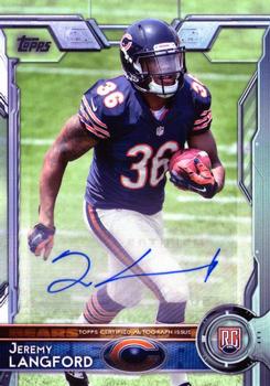 2015 Topps - Autographs #471 Jeremy Langford Front
