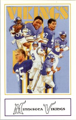 1987 Minnesota Vikings Police #1 Vikings Theme Art Front
