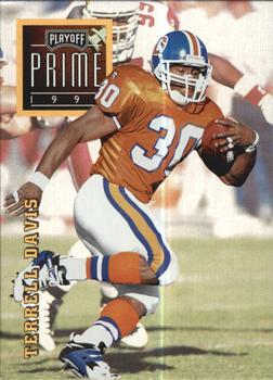 1996 Playoff Prime - Samples #NNO Terrell Davis Front