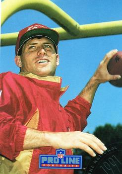 1991 Pro Line Portraits - National Convention #8 Steve Young Front