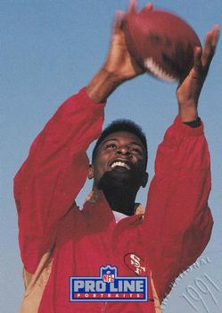 1991 Pro Line Portraits - National Convention #201 Jerry Rice Front