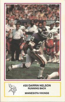 1984 Minnesota Vikings Police #5 Darrin Nelson Front