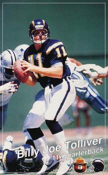 1990 San Diego Chargers Smokey #NNO Billy Joe Tolliver Front
