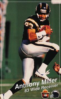 1990 San Diego Chargers Smokey #NNO Anthony Miller Front