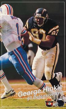 1990 San Diego Chargers Smokey #NNO George Hinkle Front