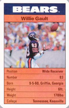 1987 Ace Fact Pack Chicago Bears #8 Willie Gault Front