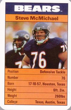 1987 Ace Fact Pack Chicago Bears #13 Steve McMichael Front