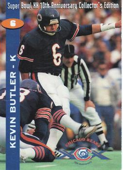 1995 Kemper Chicago Bears Super Bowl XX 10th Anniversary #NNO Kevin Butler Front