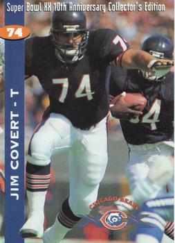 1995 Kemper Chicago Bears Super Bowl XX 10th Anniversary #NNO Jim Covert Front
