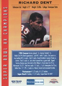 1995 Kemper Chicago Bears Super Bowl XX 10th Anniversary #NNO Richard Dent Back