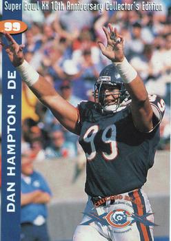 1995 Kemper Chicago Bears Super Bowl XX 10th Anniversary #NNO Dan Hampton Front