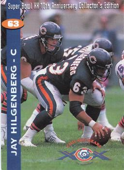 1995 Kemper Chicago Bears Super Bowl XX 10th Anniversary #NNO Jay Hilgenberg Front
