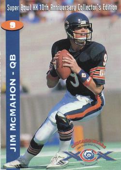 1995 Kemper Chicago Bears Super Bowl XX 10th Anniversary #NNO Jim McMahon Front