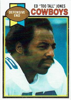 1979 Topps - Cream Colored Back #24 Ed Too Tall Jones Front