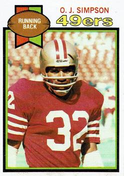 1979 Topps - Cream Colored Back #170 O.J. Simpson Front
