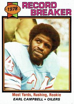 1979 Topps - Cream Colored Back #331 Earl Campbell Front