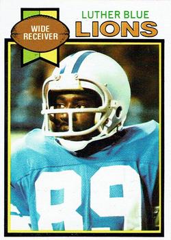 1979 Topps - Cream Colored Back #427 Luther Blue Front