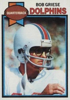 1979 Topps - Cream Colored Back #440 Bob Griese Front