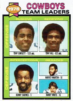 1979 Topps - Cream Colored Back #469 Tony Dorsett / Tony Hill / Benny Barnes / Harvey Martin / Randy White Front