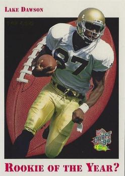 1994 Classic NFL Draft - Rookie of the Year Sweepstakes #R.O.Y.8 Lake Dawson Front