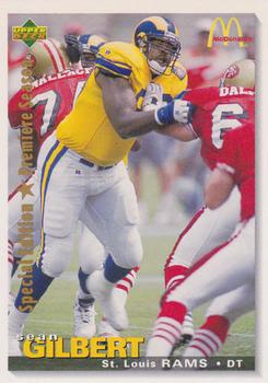 1995 Upper Deck McDonald's St. Louis Rams #MCD8 Sean Gilbert Front
