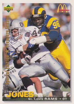1995 Upper Deck McDonald's St. Louis Rams #MCD11 Jimmie Jones Front