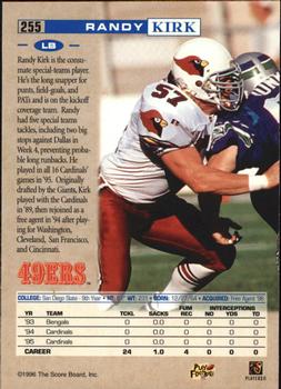 1996 Pro Line - Anaheim National #255 Randy Kirk Back