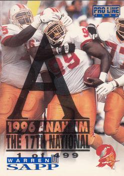 1996 Pro Line - Anaheim National #186 Warren Sapp Front