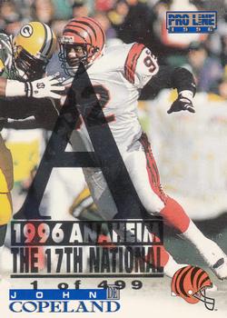 1996 Pro Line - Anaheim National #210 John Copeland Front