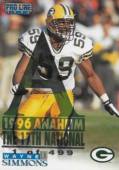 1996 Pro Line - Anaheim National #263 Wayne Simmons Front