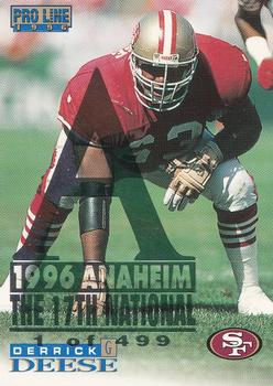 1996 Pro Line - Anaheim National #312 Derrick Deese Front
