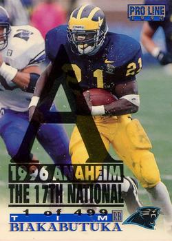 1996 Pro Line - Anaheim National #344 Tim Biakabutuka Front