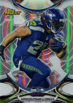 2015 Finest - Refractor #6 Marshawn Lynch Front