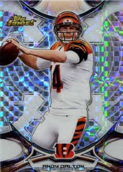 2015 Finest - X-Fractor #42 Andy Dalton Front