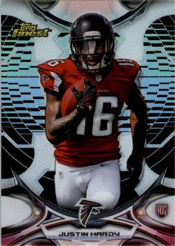 2015 Finest - Black Refractor #27 Justin Hardy Front