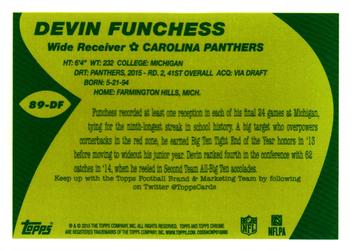 2015 Topps Chrome - 1989 Topps Super Rookies #89-DF Devin Funchess Back