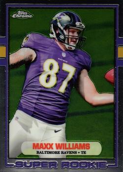 2015 Topps Chrome - 1989 Topps Super Rookies #89-MW Maxx Williams Front