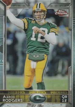 2015 Topps Chrome - Refractor #2 Aaron Rodgers Front