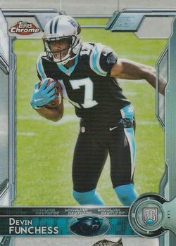 2015 Topps Chrome - Refractor #107 Devin Funchess Front