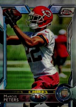 2015 Topps Chrome - Refractor #124 Marcus Peters Front