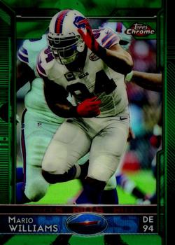 2015 Topps Chrome - Green Refractor #33 Mario Williams Front