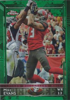 2015 Topps Chrome - Green Refractor #46 Mike Evans Front