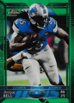 2015 Topps Chrome - Green Refractor #83 Joique Bell Front
