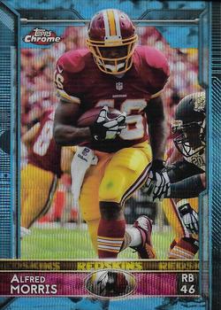 2015 Topps Chrome - Blue Wave Refractor #57 Alfred Morris Front