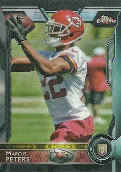 2015 Topps Chrome - Black Refractor #124 Marcus Peters Front