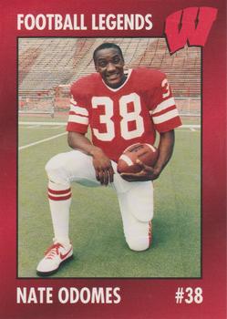 1992 Wisconsin Badgers Program Cards #5 Nate Odomes Front