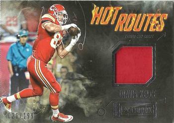 2015 Panini Playbook - Hot Routes #HR-TK Travis Kelce Front