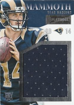 2015 Panini Playbook - Mammoth Materials #MM-SM Sean Mannion Front
