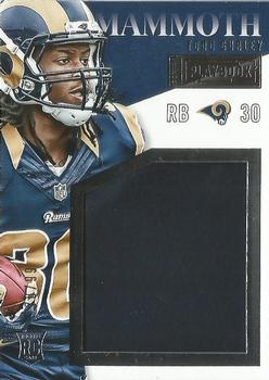 2015 Panini Playbook - Mammoth Materials #MM-TG Todd Gurley Front