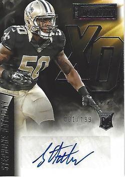 2015 Panini Playbook - Rookie X's and O's Signatures #XO-SA Stephone Anthony Front